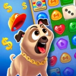 Logo of Super Pug Story Match 3 puzzle android Application 