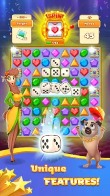 Super Pug Story Match 3 puzzle android App screenshot 11